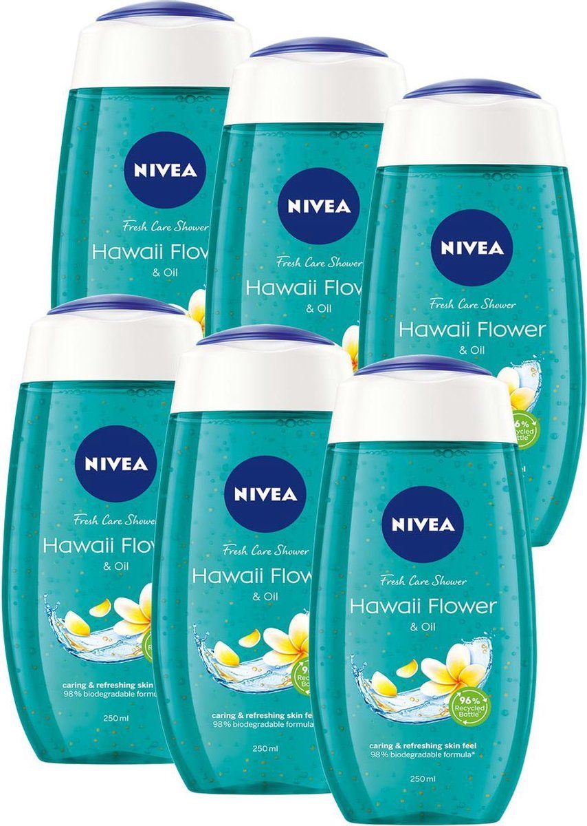 Nivea Hawaii Flower & Oil Douchegel - 6 x 250 ml