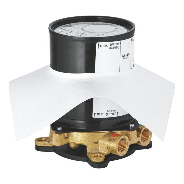 GROHE 45984001 Inbouwdeel voor vrijstaande badkranen en douchekranen - Zwart