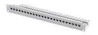 Telegärtner Patch Panel - Voorzijde - Rack monteerbaar - RJ-45 X 24 - Lichtgrijs, RAL 7035-1U - 48,3 cm (19 inch)