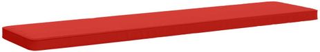 vidaXL - 1-delig - Bankkussen - VUGHT - 100% - Polyester - Rood - 180 - x - 40 - x - 5 - cm