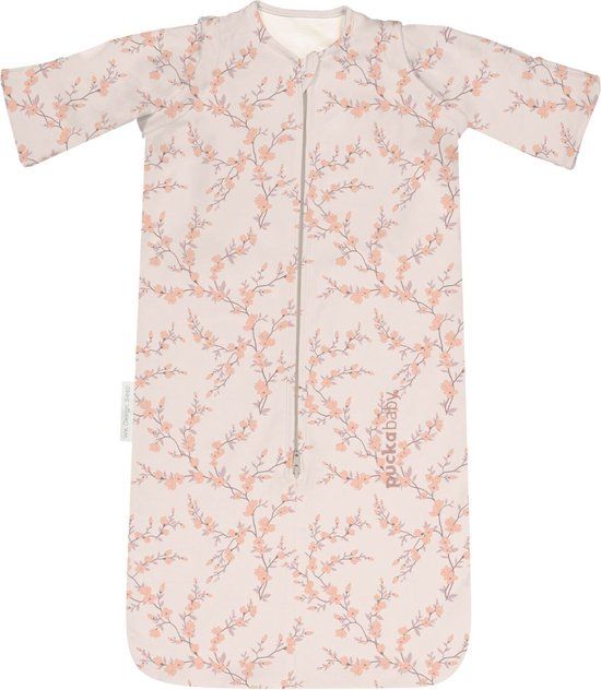 Puckababy The Bag New Born Baby Sleeping Bag (0-6m) - Blossom - Cotton TOG 0.5 - Summer