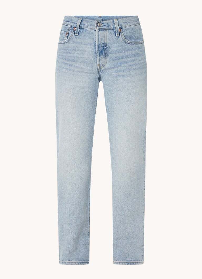 Levi's Levi's 501 90's high waist straight leg jeans met lichte wassing