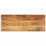 vidaXL - Tafelblad - rechthoekig - 80x20x2,5 cm - massief - ruw - mangohout