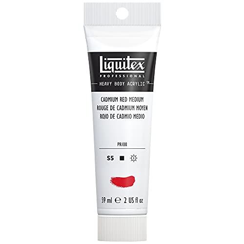 Liquitex 8870119 Professional Heavy Body acrylverf Cadmium Red Medium - 59ml Tube
