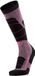 Therm-ic Ski Merino Reflective Chaussettes Noir/Rose EU 41-42 Unisexe