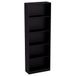 Vida Designs Cambridge 5 Laag Extra groot Boekenkast, Modern Space-Saving Opbergmeubel for Woonkamer, Slaapkamer or Kantoor, Vrijstaand Design, H175xW60xD24cm (Zwart)