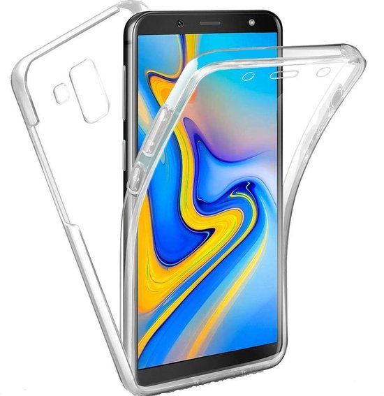 ZT Accessoires Samsung Galaxy J4 2018 - 360° Hoesje - Transparant - ZT Accessoires