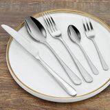 Ibenzoa® Complete 30-delige Bestekset voor 6 Personen met Elegant Design en Roestvrij Staal