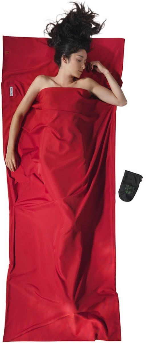 Cocoon TravelSheet - Lakenzak - Microfiber - Cranberry