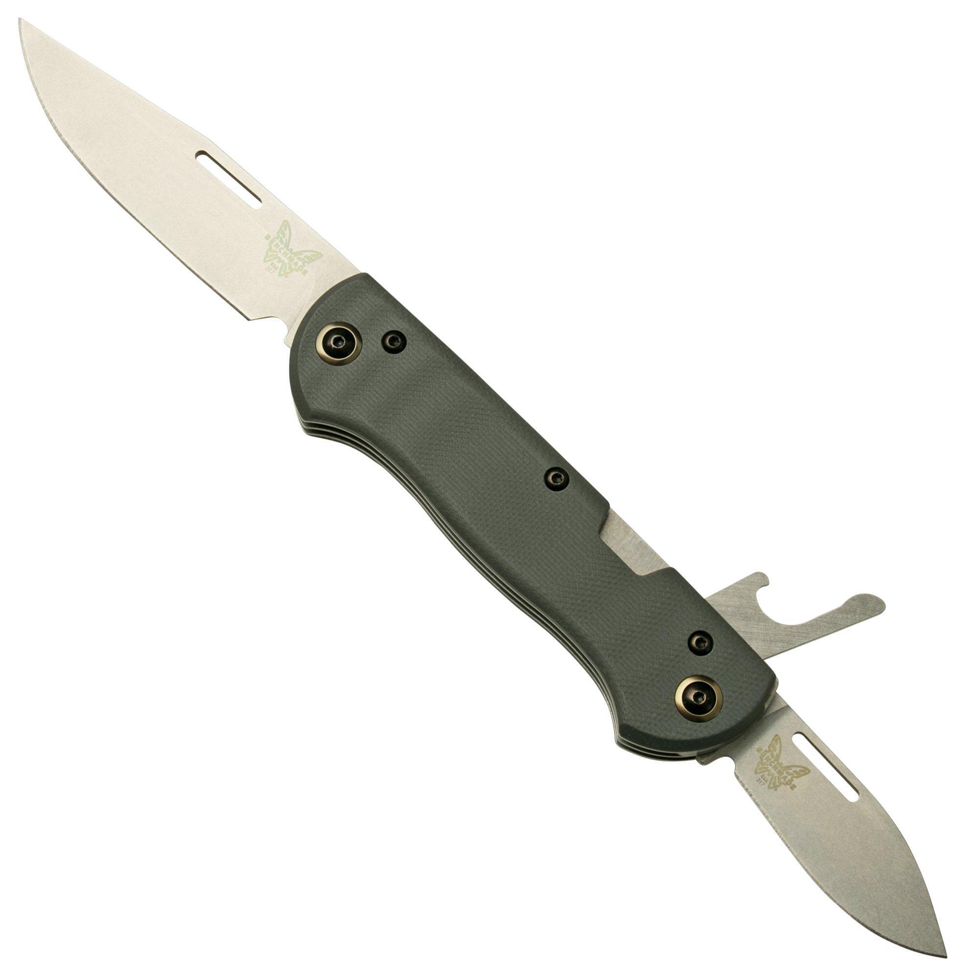 Benchmade Weekender 317 Cool Gray G10, Slipjoint zakmes