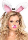 Leg Avenue Plush bunny ears White