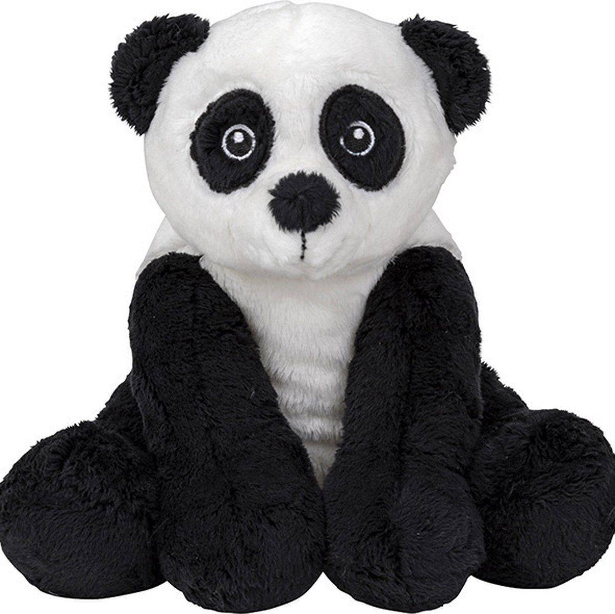 Nature Planet Pluche knuffel panda beer van 19 cm - Speelgoed knuffeldieren pandas