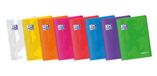 Oxford, 10 stuks A4-schriften, 4 x 4 geruit, kunststof omslag, 48 vellen, heldere kleuren