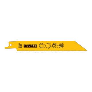 DEWALT reciprozaagblad BIM metaal 152 mm - DT2384-QZ - 5 stuks