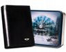 Peterson Luxe Portefeuille Homme – Cuir Véritable – Protection RFID – Modèle Vertical sans Fermeture – Noir