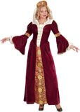 Widmann Koning Prins & Adel Kostuum Middeleeuwse Koningin Candarella Vrouw Large Carnaval kostuum Verkleedkleding