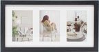 Henzo Modern Gallery Cadre photo collage pour 3 photos - Noir