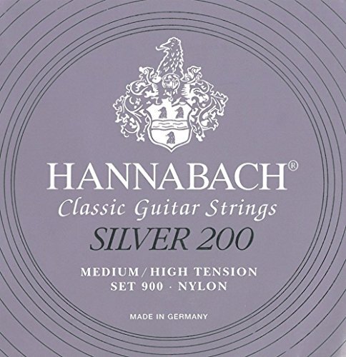 Hannabach 652670 klassieke gitaarsnaren serie 900P Medium/High Tension ProfiPack Silver 200-900PPMHT - Set