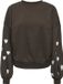 ONLY ONLMACY L/S O-NECK BOX CC SWT NOOS Sweatshirt Vrouwen Bracken Katoenmix Hartjes Regular Fit