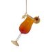Vondels Sex on the Beach Cocktail Christmas Bauble 11.5cm Verre Orange 1 Pièce