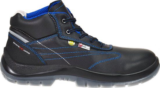 Sixton Belluno Hoog S3 Zwart/Blauw Maat 36