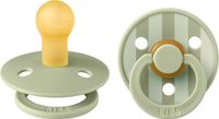 BiBs Studio Pin Fopspeen - 0-6 Mnd - 2 Stuks - Sage Mix