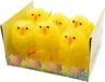 Decoris mini poussins jaunes - 6x pièces - poussins de Pâques - hauteur 6,5 cm - Décoration de Pâques