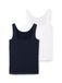 TOM TAILOR Top navy / wit