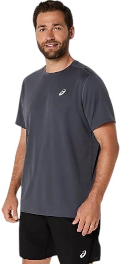 Asics Core T-shirt Korte Mouw Heren M Grijs