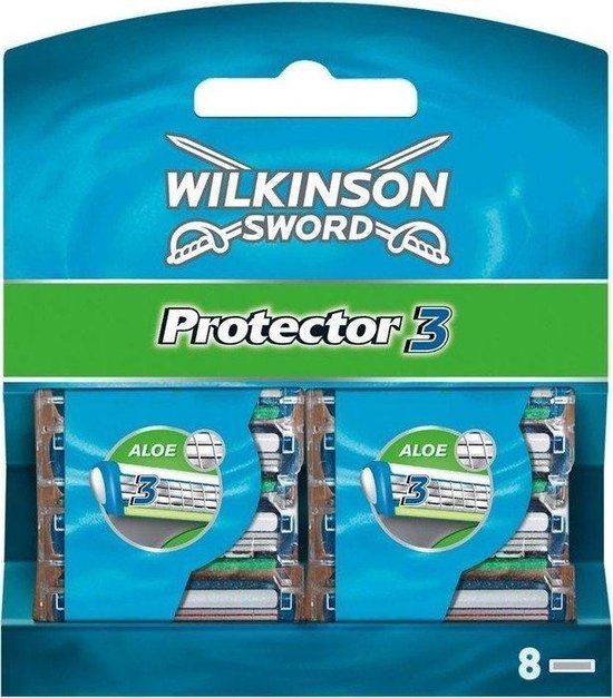 Wilkinson Protector 3 - Navulmesjes - 8 stuks