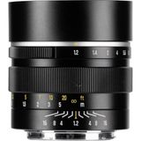 7Artisans 50mm F1.2 - Sony E-Mount - Zwart
