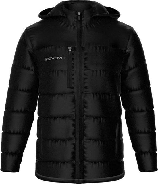 Givova Prime Winter Jacket Unisex Black - 2XL