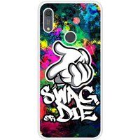 Y6S Swag or die bedrukt siliconen hoesje