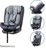 Titanium Baby Titaniumbaby Autostoel Vigo i-size 40-150 cm - Grijs