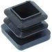 Itar Embout Carré Rentrant 25 x 25 PVC Noir - 85/25x25 L Noir - Lot de 10
