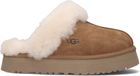 UGG W Disquette Pantoffels - Sloffen - Dames - Cognac - Maat 43