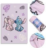 sarcia.eu DISNEY Stitch Lichtpaars ZACHTE deken FLEECE POLAR, bedsprei voor kinderen 100x150 cm, OEKO-TEX