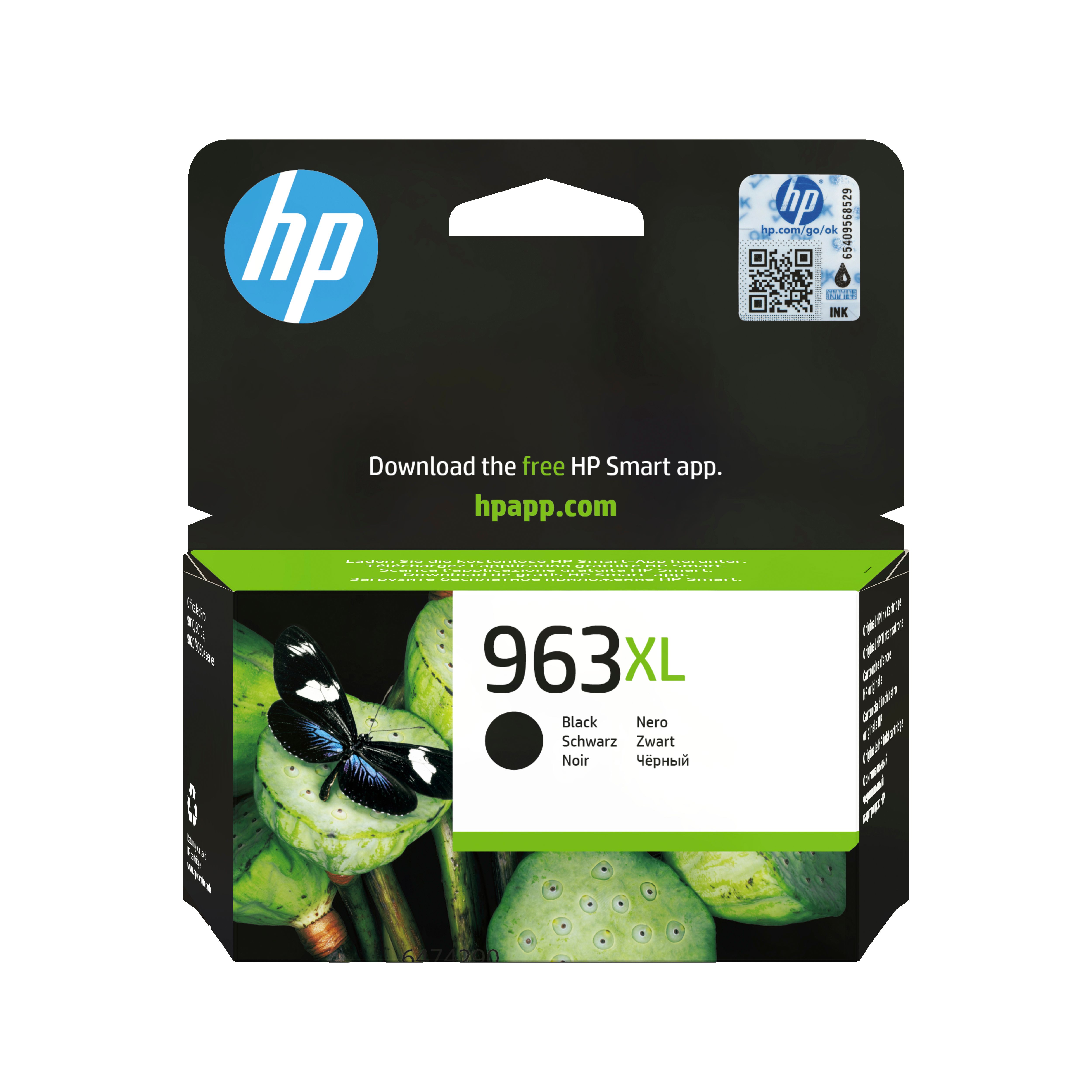 HP 963XL Zwarte Inktcartridge - Origineel - 2000 Pagina's - 3JA30AE