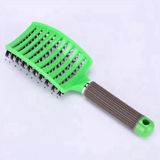 Heble® Anti Klit Haarborstel - Green Soft - Groen