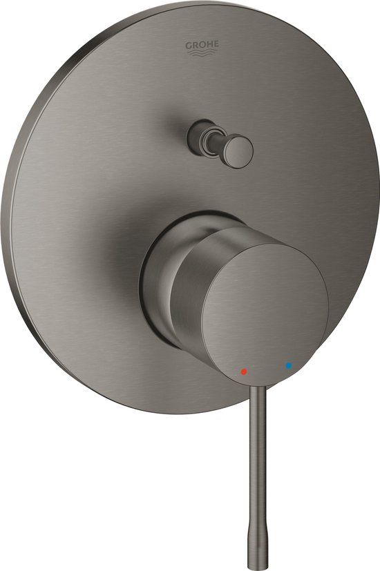 GROHE Essence Inbouw Douchekraan - Enkele regeling - 2 uitgangen - Geborsteld hard graphite (mat antraciet)