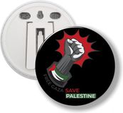 Merkloos / Sans marque KadoExpress Button Met Clip - Free Gaza Save Palestine