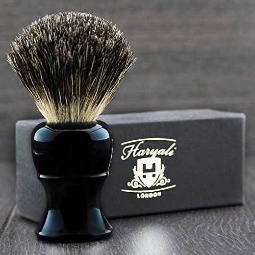 Haryali London Sophist - Scheerborstel - Zwart - Badger - ABS Kunststof Handvat