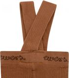 Ewers Sokken-Online Katoenen rib maillot met bretels – Brick – 74