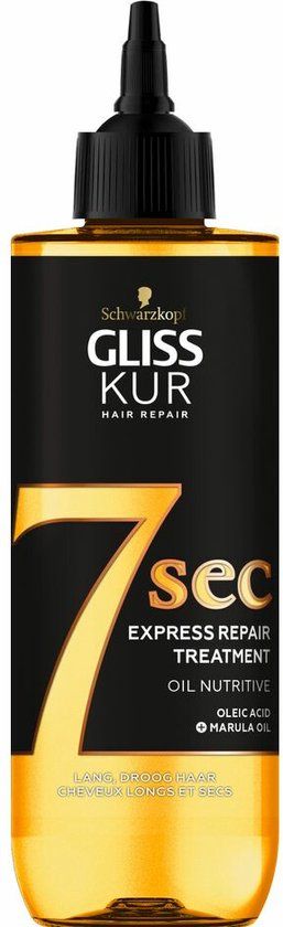 Gliss Kur 7 sec Express Repair Treatment Oil Nutritive 200 ml