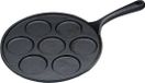 KitchenCraft Poêle à blinis en fonte - 7 trous - 24 cm
