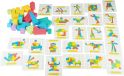 KinderSafe Groot houten sorteerspel met mozaïekpatronen en geometrische vormen