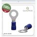Quadrios 22C448 Ringkabelschoen Dwarsdoorsnede (max.): 2.5 mm² Schachtdiameter: 6.5 mm Deels geïsoleerd Blauw 1 set(s)