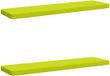 vidaXL - 2-delige Bankkussens VUGHT 2 st 100% Polyester Heldere Groen