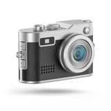 Energy Sistem Mini-HD-camera – 2,4 cm (0,96 inch) display, 2 MP fotoresolutie en 1080p video, batterij met 200 mAh, inclusief 16 GB SD-kaart en type-C-adapter en voice-recorder.
