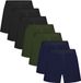 Bamboo Basics Heren Bamboe Loose Fit Boxershorts Kay (7-pack) - Zwart, Navy & Army - Maat XL